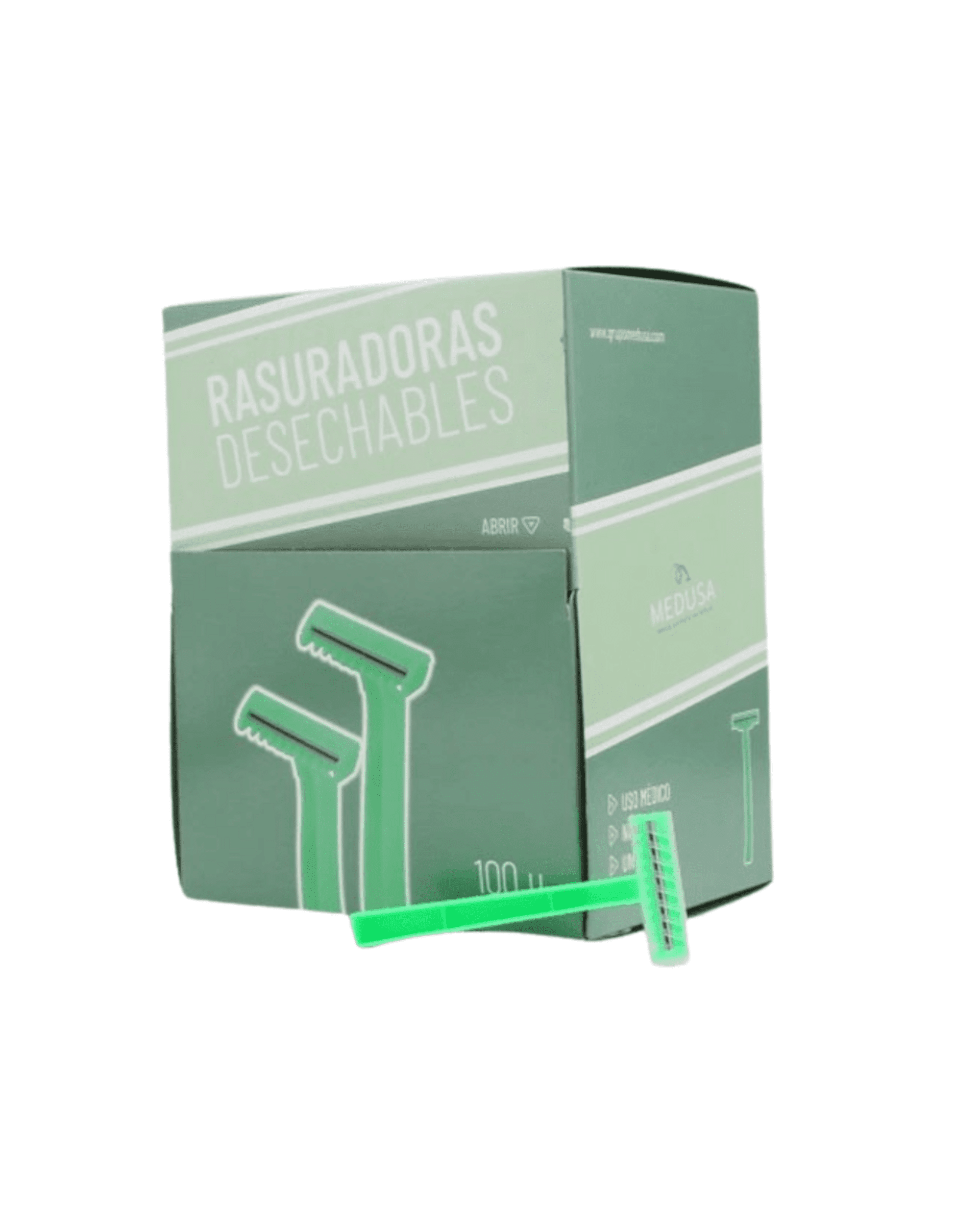 Rasuradoras desechables de 2 hojas. 100 uds - 1