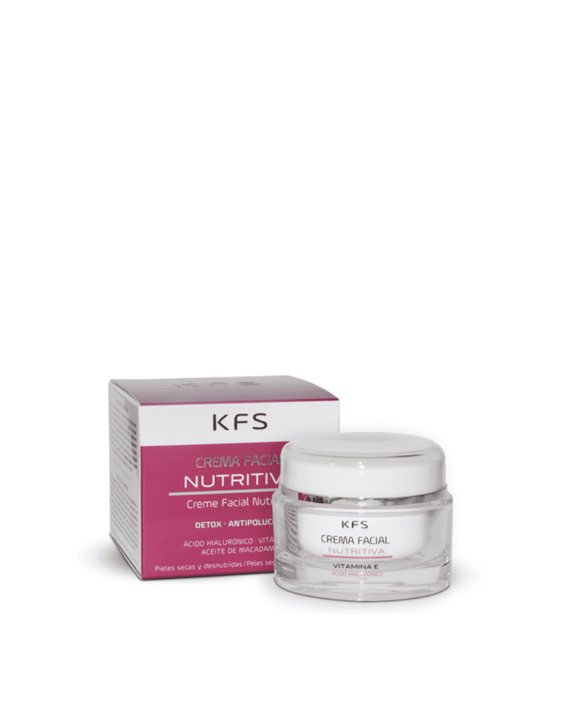 Crema Facial Nutritiva Ácido Hialurónico KFS - 1