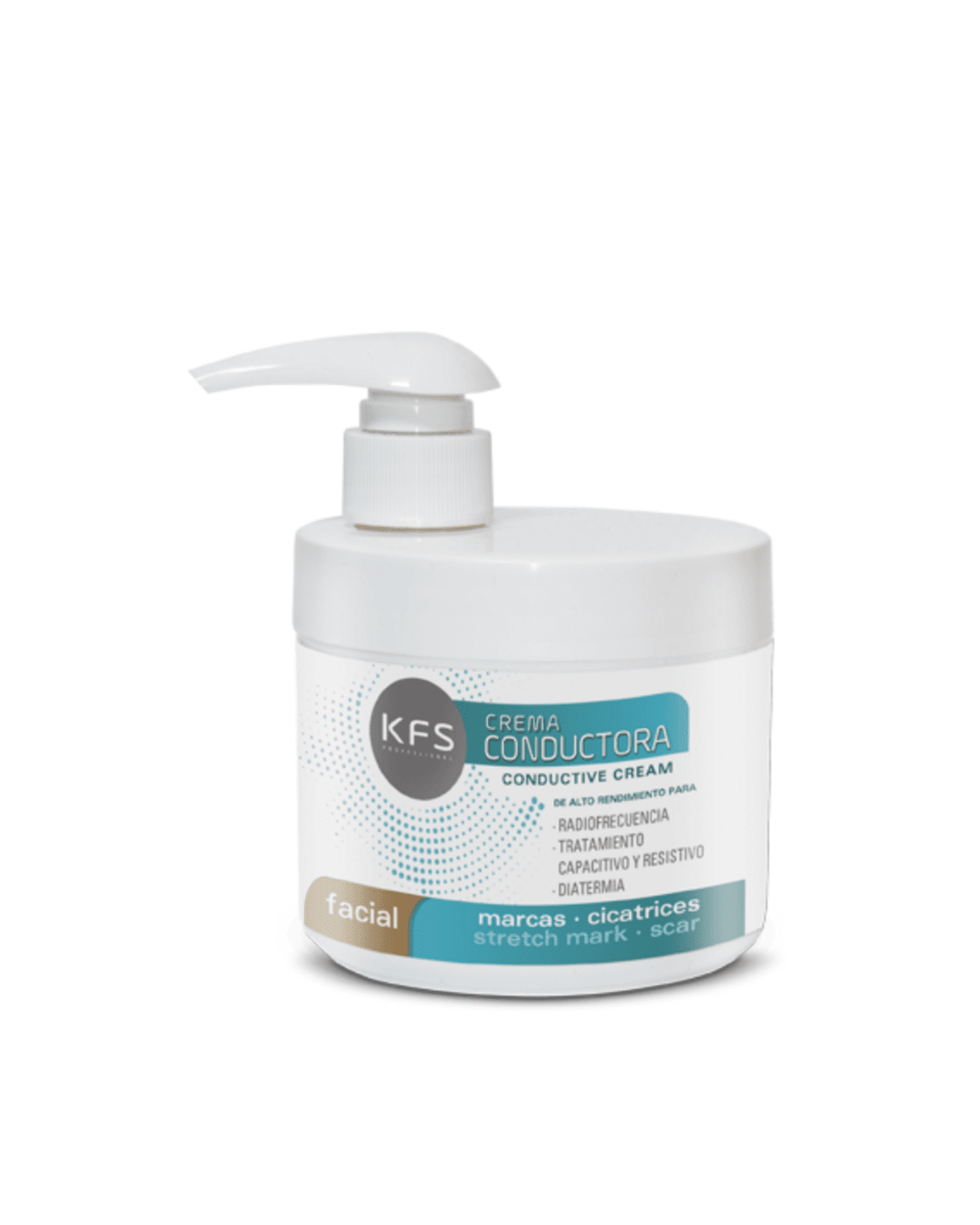 Crema Conductora Radiofrecuencia Facial Marcas y Cicatrices KFS 500 ml - 1